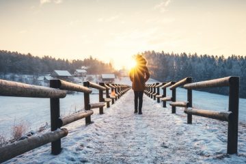 Walking in winter