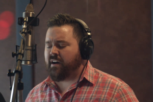 Hunter Sparkman in recording studio